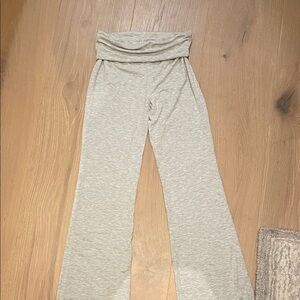 Grey Fold Over Pants